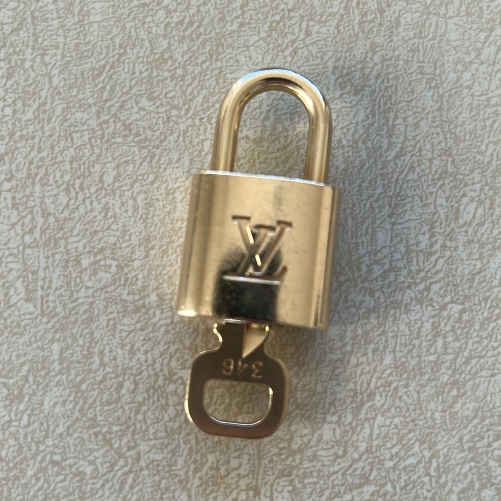 Authentic Louis Vuitton Lock and Key #346
